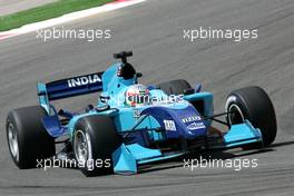 10.04.2009 Portimao, Portugal,  Narain Karthikeyan (IND), driver of A1 Team India  - A1GP World Cup of Motorsport 2008/09, Round 6, Algarve, Friday Practice - Copyright A1GP - Free for editorial usage