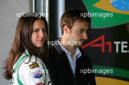 10.04.2009 Portimao, Portugal,  Bia Figueiredo (BRA), driver of A1Team Brazil- A1GP World Cup of Motorsport 2008/09, Round 6, Algarve, Friday Practice - Copyright A1GP - Free for editorial usage