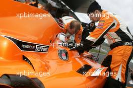 12.04.2009 Portimao, Portugal,  Robert Doornbos (NED), driver of A1 Team Netherlands    - A1GP World Cup of Motorsport 2008/09, Round 6, Algarve, Sunday Race 2 - Copyright A1GP - Free for editorial usage