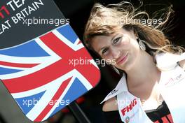 11.04.2009 Portimao, Portugal,  Grid girl - A1GP World Cup of Motorsport 2008/09, Round 6, Algarve, Saturday - Copyright A1GP - Free for editorial usage