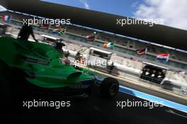 11.04.2009 Portimao, Portugal,  Adam Carroll (IRL), driver of A1 Team Ireland - A1GP World Cup of Motorsport 2008/09, Round 6, Algarve, Saturday Practice - Copyright A1GP - Free for editorial usage