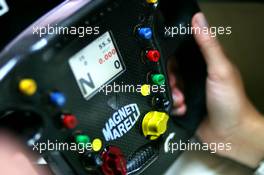 09.04.2009 Portimao, Portugal,  Steering wheel - A1GP World Cup of Motorsport 2008/09, Round 6, Algarve, Thursday - Copyright A1GP - Free for editorial usage