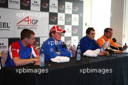 01.05.2009 Fawkham, England,  Dan Clarke (GBR), driver of A1 Team Great Britain press conference - A1GP World Cup of Motorsport 2008/09, Round 7, Brands Hatch, Friday - Copyright A1GP - Free for editorial usage