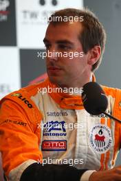 01.05.2009 Fawkham, England,  Jeroen Bleekemolen (NED), driver of A1 Team Netherlands press confrerence - A1GP World Cup of Motorsport 2008/09, Round 7, Brands Hatch, Friday - Copyright A1GP - Free for editorial usage