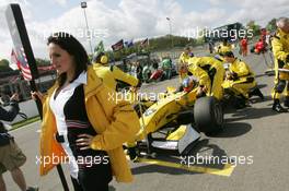 03.05.2009 Fawkham, England,  Grid Girl - A1GP World Cup of Motorsport 2008/09, Round 7, Brands Hatch, Sunday Race 1 - Copyright A1GP - Free for editorial usage