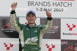 03.05.2009 Fawkham, England,  Adam Carroll (IRL), driver of A1 Team Ireland wins the sprint race - A1GP World Cup of Motorsport 2008/09, Round 7, Brands Hatch, Sunday Race 1 - Copyright A1GP - Free for editorial usage