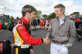 03.05.2009 Fawkham, England,  Michael Ammermuller (GER), driver of A1 Team Germany with Nico Hulkenberg (GER) - A1GP World Cup of Motorsport 2008/09, Round 7, Brands Hatch, Sunday Race 1 - Copyright A1GP - Free for editorial usage