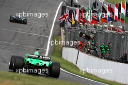 03.05.2009 Fawkham, England,  Adam Carroll (IRL), driver of A1 Team Ireland wins the world cup of motorsport - A1GP World Cup of Motorsport 2008/09, Round 7, Brands Hatch, Sunday Race 2 - Copyright A1GP - Free for editorial usage