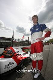 03.05.2009 Fawkham, England,  John R Hildebrand Jr (USA), driver of A1 Team USA - A1GP World Cup of Motorsport 2008/09, Round 7, Brands Hatch, Sunday Race 2 - Copyright A1GP - Free for editorial usage