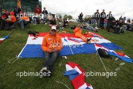 03.05.2009 Fawkham, England,  A1 Team Netherlands fans - A1GP World Cup of Motorsport 2008/09, Round 7, Brands Hatch, Sunday - Copyright A1GP - Free for editorial usage