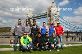 30.04.2009 Fawkham, England,  A1GP Drivers visit London - A1GP World Cup of Motorsport 2008/09, Round 7, Brands Hatch, Thursday - Copyright A1GP - Free for editorial usage