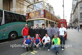 30.04.2009 Fawkham, England,  A1GP Drivers take a tour of London - A1GP World Cup of Motorsport 2008/09, Round 7, Brands Hatch, Thursday - Copyright A1GP - Free for editorial usage