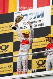 17.05.2009 Hockenheim, Germany,  Winner of the first 2009 DTM race: Tom Kristensen (DNK), Audi Sport Team Abt, Audi A4 DTM - DTM 2009 at Hockenheimring, Germany