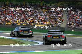 17.05.2009 Hockenheim, Germany,  Christian Bakkerud (DNK), Kolles TME, Audi A4 DTM, leads Tomas Kostka (CZE), Kolles TME, Audi A4 DTM - DTM 2009 at Hockenheimring, Germany