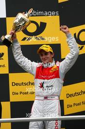 17.05.2009 Hockenheim, Germany,  Podium, Oliver Jarvis (GBR), Audi Sport Team Phoenix, Portrait (3rd) - DTM 2009 at Hockenheimring, Germany