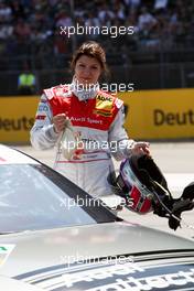 17.05.2009 Hockenheim, Germany,  Katherine Legge (GBR), Audi Sport Team Abt, Audi A4 DTM at the starting grid. - DTM 2009 at Hockenheimring, Germany