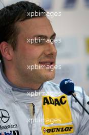 30.05.2009 Klettwitz, Germany,  Post-qualifying press conference: second place Gary Paffett (GBR), Team HWA AMG Mercedes - DTM 2009 at Eurospeedway Lausitz (Lausitzring)