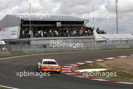 19.07.2009 Zandvoort, The Netherlands,  Gary Paffett (GBR), Team HWA AMG Mercedes, AMG Mercedes C-Klasse driving in front of Audi grandstand. - DTM 2009 at Circuit Park Zandvoort, The Netherlands