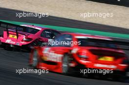 15.08.2009 Nürburg, Germany,  Susie Stoddart (GBR), Persson Motorsport, AMG Mercedes C-Klasse and Mathias Lauda (AUT), Mücke Motorsport, AMG Mercedes C-Klasse - DTM 2009 at Nürburgring, Germany