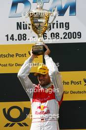 16.08.2009 Nürburg, Germany,  Podium, Martin Tomczyk (GER), Audi Sport Team Abt, Portrait (1st) - DTM 2009 at Nürburgring, Germany