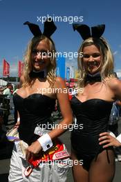 16.08.2009 Nürburg, Germany,  Playboy bunnies on the grid - DTM 2009 at Nürburgring, Germany