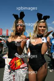 16.08.2009 Nürburg, Germany,  Playboy bunnies on the grid - DTM 2009 at Nürburgring, Germany