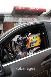 06.09.2009 Fawkham, England,  Lewis Hamilton (GBR), McLaren Mercedes gives taxi rides - DTM 2009 at Brands Hatch, England