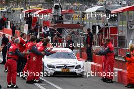 06.09.2009 Fawkham, England,  Paul di Resta (GBR), Team HWA AMG Mercedes, AMG Mercedes C-Klasse, wins - DTM 2009 at Brands Hatch, England