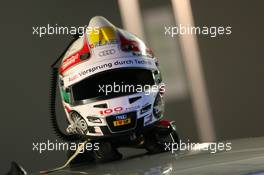 10.10.2009 Dijon, France,  Helmet of Tom Kristensen (DEN), Audi Sport Team Abt Sportsline, Audi A4 DTM - DTM 2009 at Circuit Dijon Prenois, Dijon, France