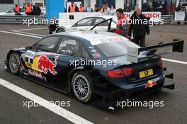 10.10.2009 Dijon, France,  Mattias Ekstroem (SWE), Audi Sport Team Abt, Audi A4 DTM waits for Q4 - DTM 2009 at Circuit Dijon Prenois, Dijon, France