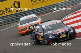 11.10.2009 Dijon, France,  Mattias Ekstroem (SWE), Audi Sport Team Abt, Audi A4 DTM, Gary Paffett (GBR), Team HWA AG, AMG Mercedes C-Klasse - DTM 2009 at Circuit Dijon Prenois, Dijon, France