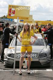 11.10.2009 Dijon, France,  Bruno Spengler (CAN), Team HWA AG, AMG Mercedes C-Klasse on the grid - DTM 2009 at Circuit Dijon Prenois, Dijon, France