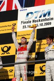 25.10.2009 Hockenheim, Germany,  2009 DTM champion Timo Scheider (GER), Audi Sport Team Abt, Audi A4 DTM - DTM 2009 at Hockenheimring, Hockenheim, Germany