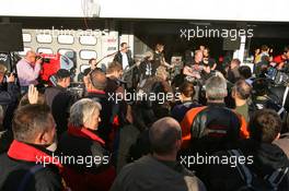 25.10.2009 Hockenheim, Germany,  Band playing in front of the Abt pitbox - DTM 2009 at Hockenheimring, Hockenheim, Germany