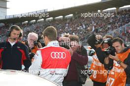 25.10.2009 Hockenheim, Germany,  Timo Scheider (GER), Audi Sport Team Abt Sportsline, Audi A4 DTM in the focus - DTM 2009 at Hockenheimring, Hockenheim, Germany