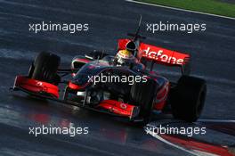 21.01.2009 Portimão, Portugal,  Lewis Hamilton (GBR), McLaren Mercedes, MP4-24 - Formula 1 Testing, Algarve MotorPark