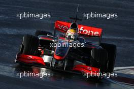 21.01.2009 Portimão, Portugal,  Lewis Hamilton (GBR), McLaren Mercedes, in the new MP4-24 - Formula 1 Testing, Algarve MotorPark