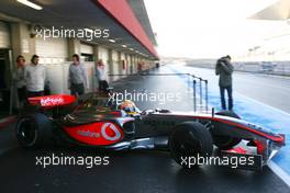 21.01.2009 Portim‹o, Portugal,  Lewis Hamilton (GBR), McLaren Mercedes, in the new MP4-24 - Formula 1 Testing, Algarve MotorPark