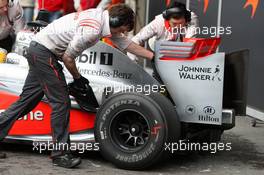 21.01.2009 Portimão, Portugal,  Lewis Hamilton (GBR), McLaren Mercedes, MP4-24, detail - Formula 1 Testing, Algarve MotorPark