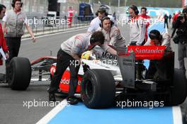 21.01.2009 Portimão, Portugal,  Lewis Hamilton (GBR), McLaren Mercedes, MP4-24 - Formula 1 Testing, Algarve MotorPark