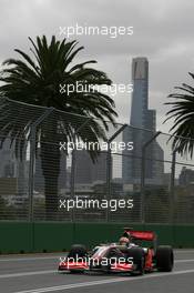 27.03.2009 Melbourne, Australia,  Lewis Hamilton (GBR), McLaren Mercedes, MP4-24 - Formula 1 World Championship, Rd 1, Australian Grand Prix, Friday Practice