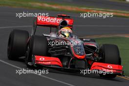 27.03.2009 Melbourne, Australia,  Lewis Hamilton (GBR), McLaren Mercedes, MP4-24 - Formula 1 World Championship, Rd 1, Australian Grand Prix, Friday Practice