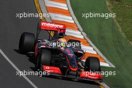 27.03.2009 Melbourne, Australia,  Lewis Hamilton (GBR), McLaren Mercedes, MP4-24 - Formula 1 World Championship, Rd 1, Australian Grand Prix, Friday Practice