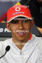 27.03.2009 Melbourne, Australia,  Lewis Hamilton (GBR), McLaren Mercedes - Formula 1 World Championship, Rd 1, Australian Grand Prix, Friday Press Conference