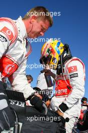 29.03.2009 Melbourne, Australia,  Lewis Hamilton (GBR), McLaren Mercedes - Formula 1 World Championship, Rd 1, Australian Grand Prix, Sunday Pre-Race Grid