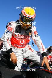 29.03.2009 Melbourne, Australia,  Lewis Hamilton (GBR), McLaren Mercedes - Formula 1 World Championship, Rd 1, Australian Grand Prix, Sunday Pre-Race Grid