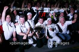 29.03.2009 Melbourne, Australia,  Ross Brawn (GBR) Team Principal, Brawn GP, Jenson Button (GBR), Brawn GP, Nick Fry (GBR), Brawn GP, Chief Executive Officer, Rubens Barrichello (BRA), Brawn GP, Sir Richard Branson (GBR), Virgin Group CEO  - Formula 1 World Championship, Rd 1, Australian Grand Prix, Sunday Podium