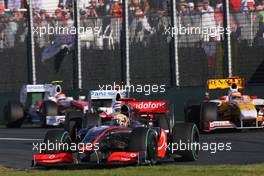 29.03.2009 Melbourne, Australia,  Lewis Hamilton (GBR), McLaren Mercedes  - Formula 1 World Championship, Rd 1, Australian Grand Prix, Sunday Race