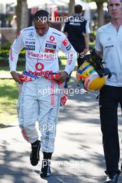 28.03.2009 Melbourne, Australia,  Lewis Hamilton (GBR), McLaren Mercedes - Formula 1 World Championship, Rd 1, Australian Grand Prix, Saturday Qualifying