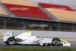 09.03.2009 Barcelona, Spain,  Jenson Button (GBR), Brawn GP, BGP 001  - Formula 1 Testing, Barcelona